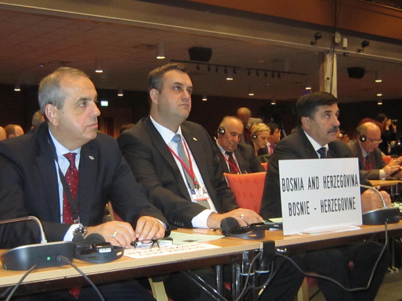 The Delegation of the Parliamentary Assembly of Bosnia and Herzegovina at the 61st annual session of the NATO Parliamentary Assembly